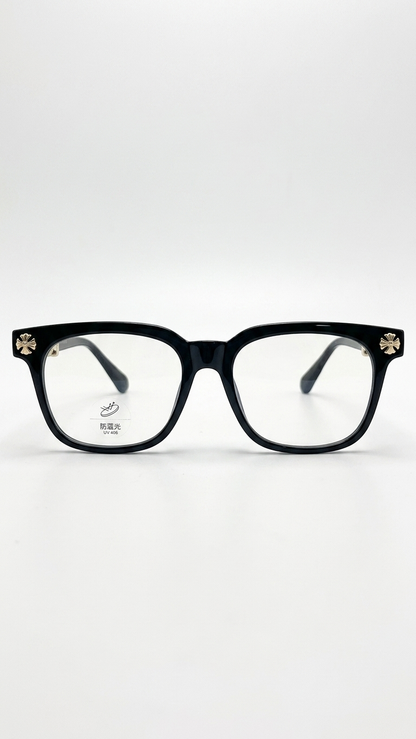 Classic Black Square Glasses