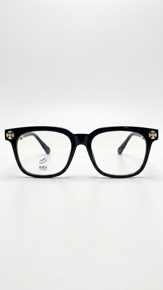 Classic Black Square Glasses