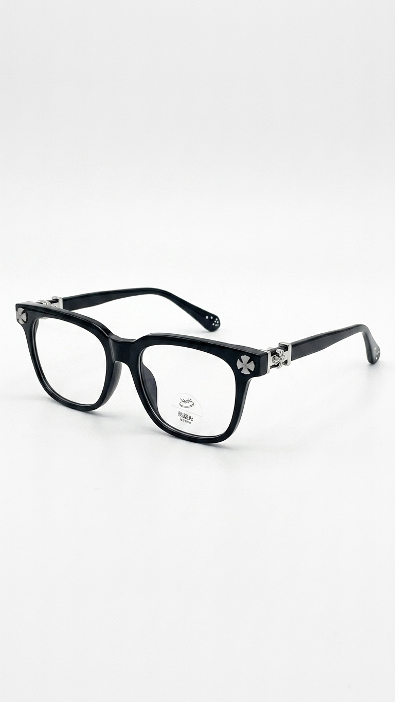 Classic Black Square Glasses