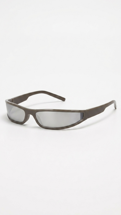 ShadowEdge Narrow Rectangle Y2K Sunglasses
