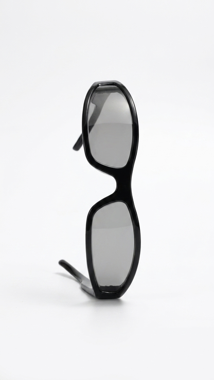 ShadowEdge Narrow Rectangle Y2K Sunglasses