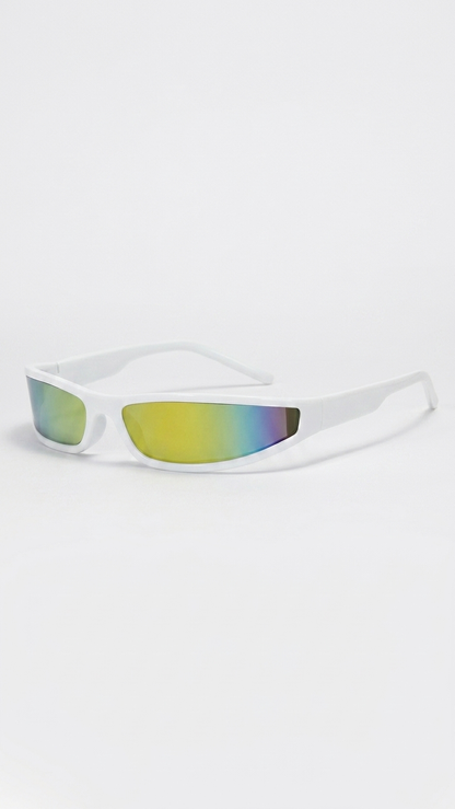 ShadowEdge Narrow Rectangle Y2K Sunglasses