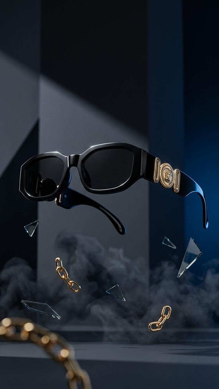Vesper Retro Small Rectangle Sunglasses