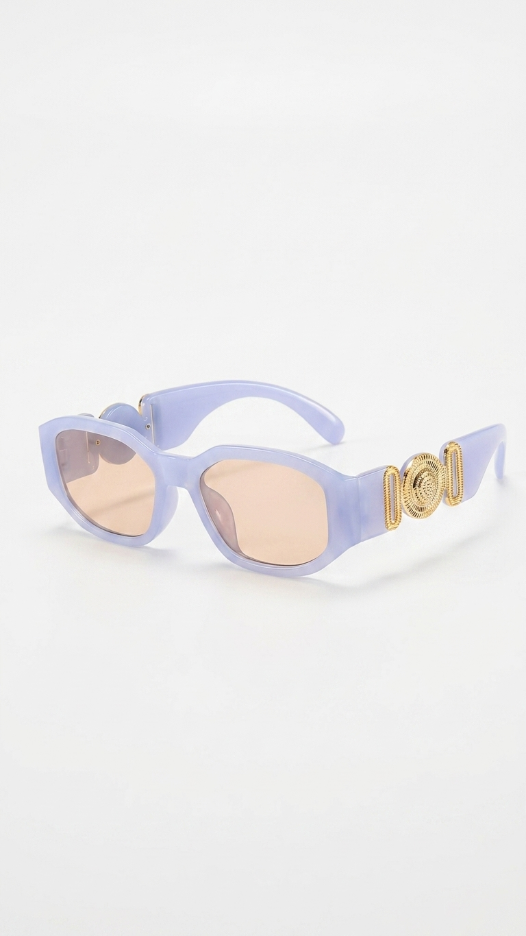 Vesper Retro Small Rectangle Sunglasses