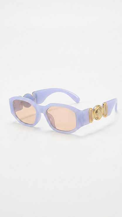 Vesper Retro Small Rectangle Sunglasses