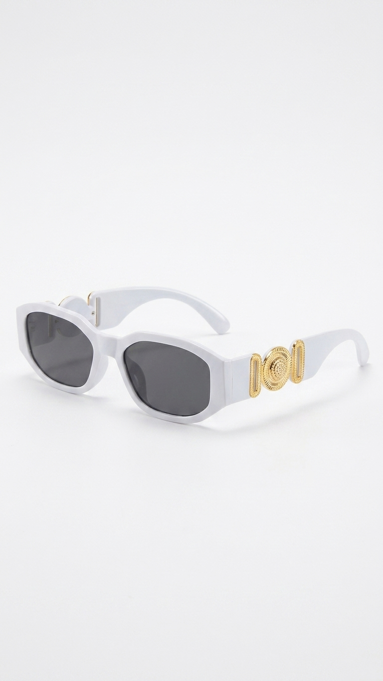 Vesper Retro Small Rectangle Sunglasses