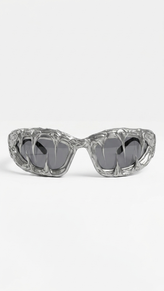 CyberWrap Oval Wrap-Around Sunglasses