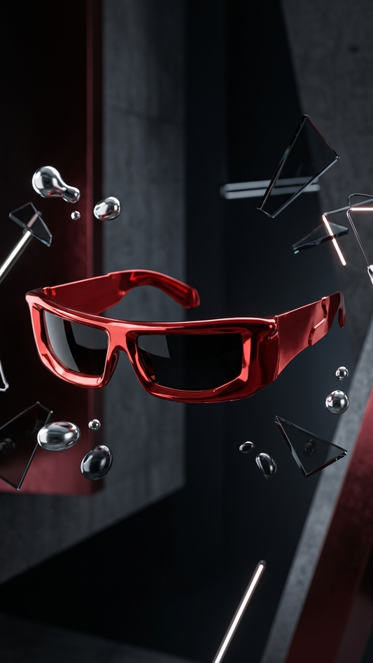 Metallic Rim Unisex Sports Shades