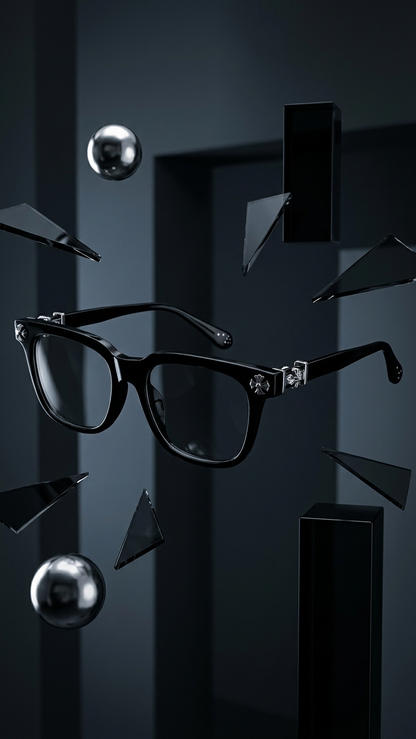 Classic Black Square Glasses