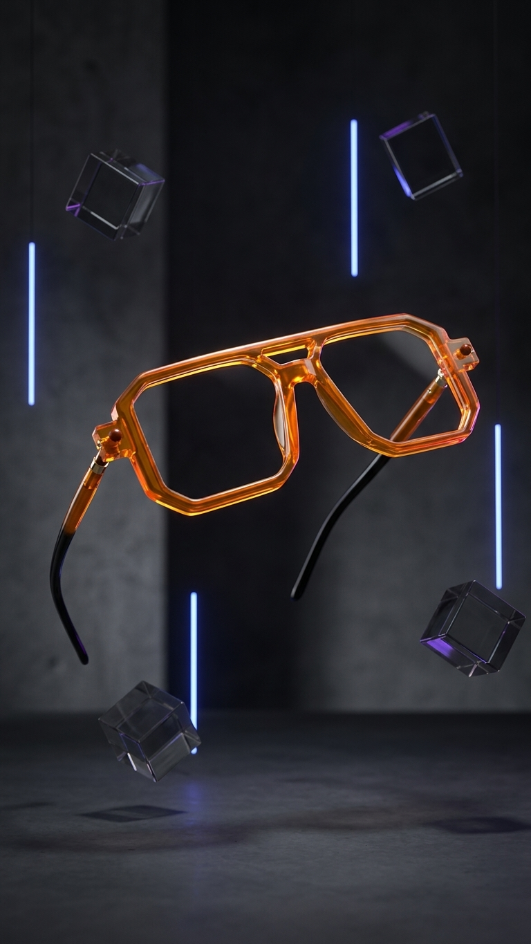 Polygon Sunglasses Rectangle Fashion